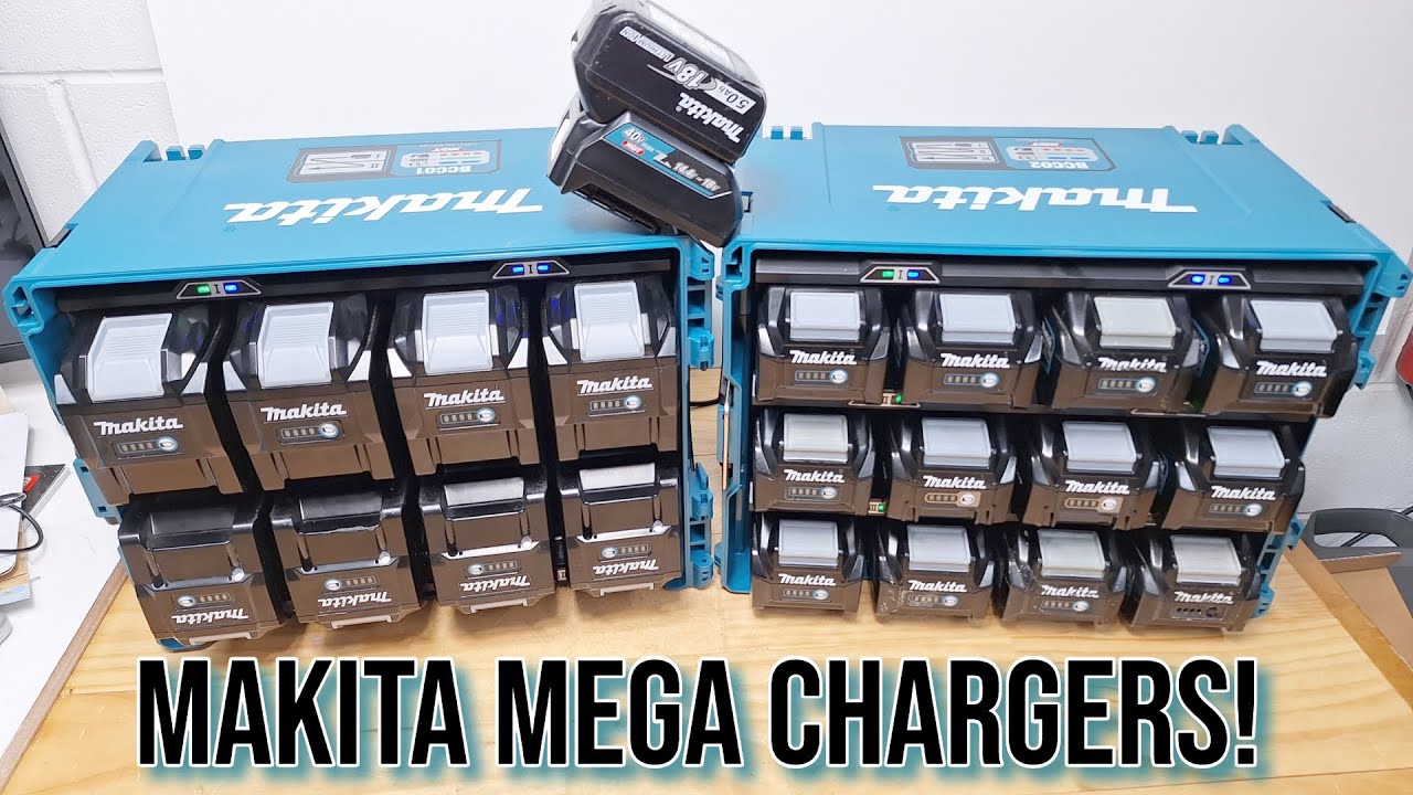 MAKITA 40v MEGA CHARGERS BCC01 and BCC02 Reviewed
