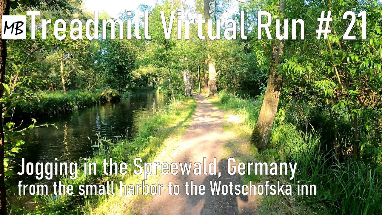 Laufvideo # 21 | 4K | Joggen im Spreewald - vom kleinen Hafen L&uuml;bbenau zum Gasthof Wotschofska