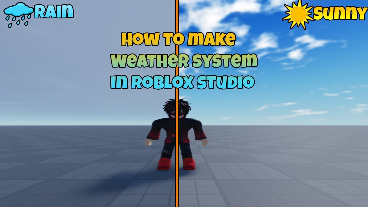 How To Make Weather System In Roblox Studio | Tutorial | NotVALVET