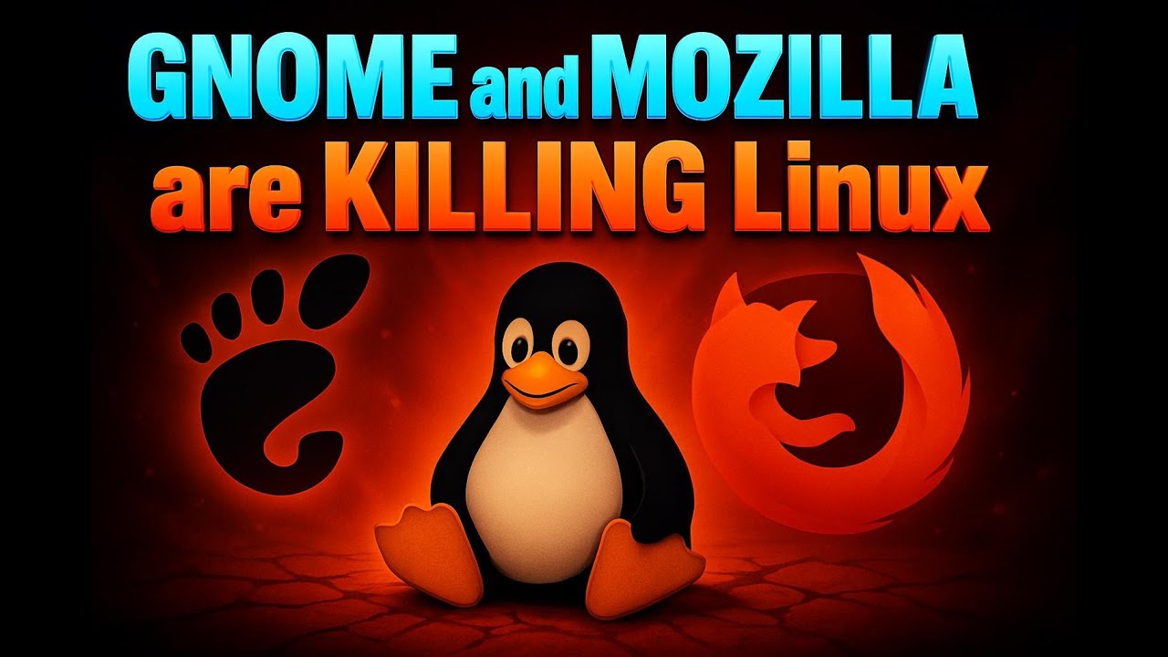 GNOME и MOZILLA убивают Linux