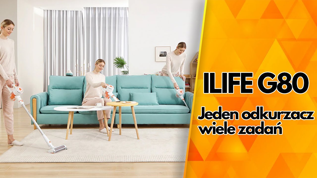 ILIFE G80 | Najmocniejszy odkurzacz pionowy tego producenta! Warty zakupu ?
