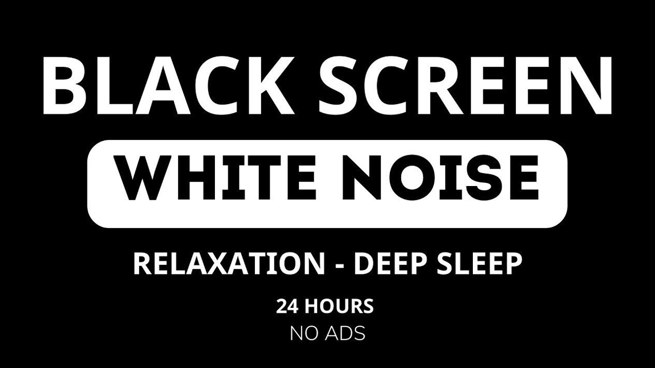 White Noise for Babies | Black Screen | Calm Crying & Sleep Fast (24 Hours)