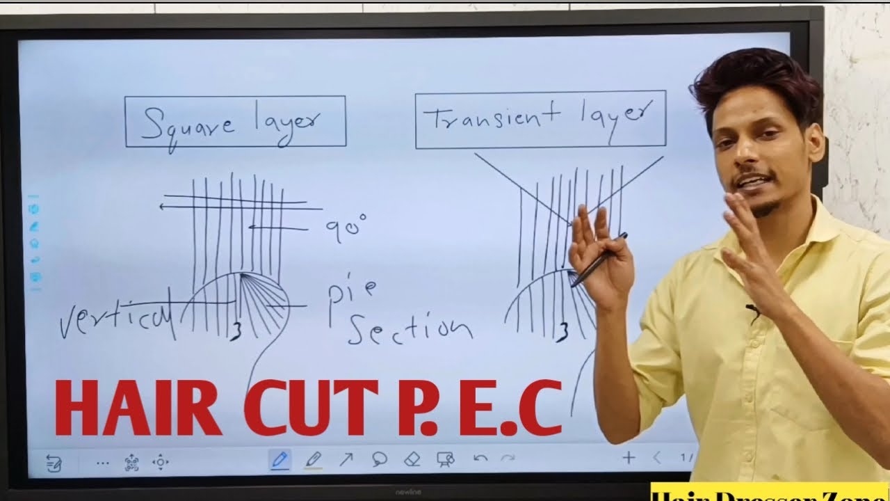 Hair Cut PEC. How to Cut Hair || Hair Cutting Theory. Layer Hair Cut