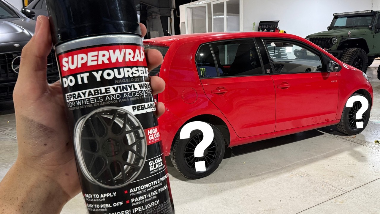 Pintamos los RINES DEL UP con este Producto de AUTOZONE! | AlfredoAbaid17