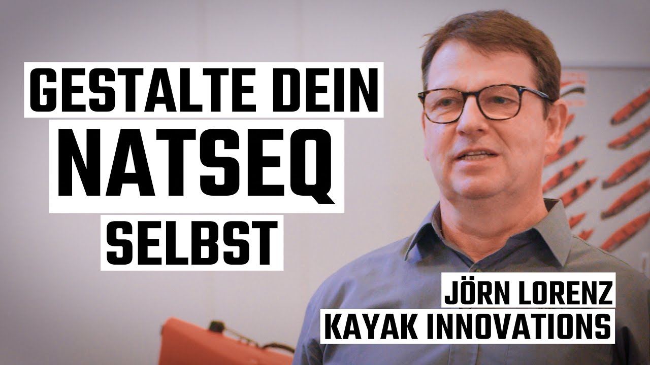 Vorstellung teilbares, modulares Kajak Natseq vom Kayak Innovations Gründer Jörn. Upgrades,Kajakguru
