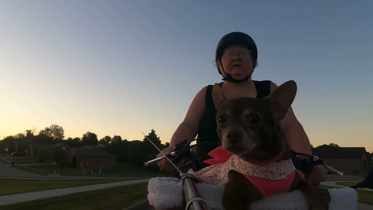 Ebike POV Last ride of June 2024 for Bike Adventures with Sandy and Maggie.