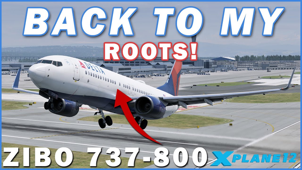 X-Plane 12 ZIBO Boeing 737-800 | KPDX - KJAC | VATSIM
