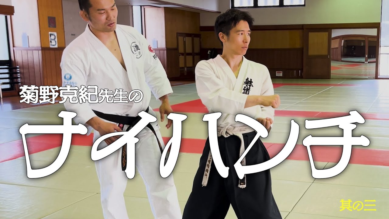 わずかな動きで、重さが平行移動する。ナイハンチと中野先生の共通点とは！？菊野先生に【ナイハンチ】を学ぶ！！（其の三/最終章）