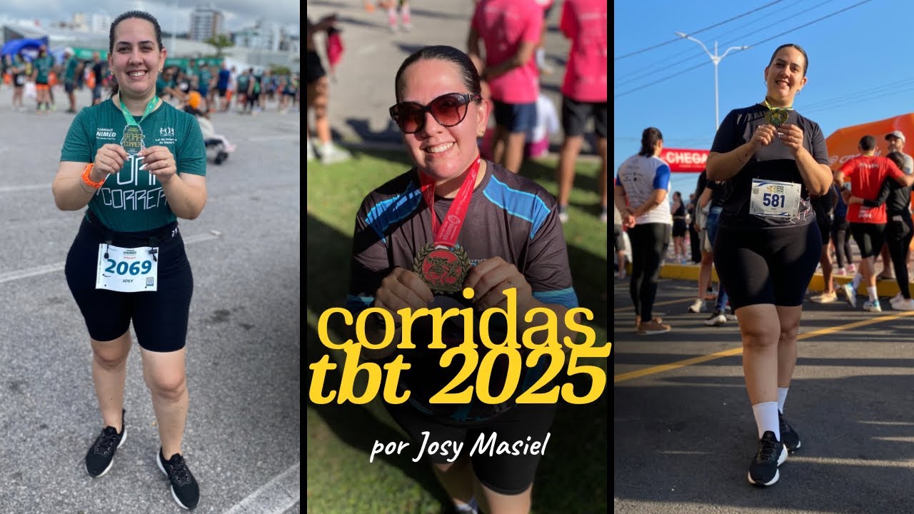 Melhores momentos das minhas corridas de 2025: acompanhe minha evolução do ano passado