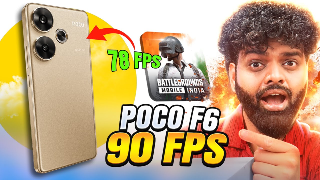 POCO F6 : BGMI Test with FPS After 11 Months Review