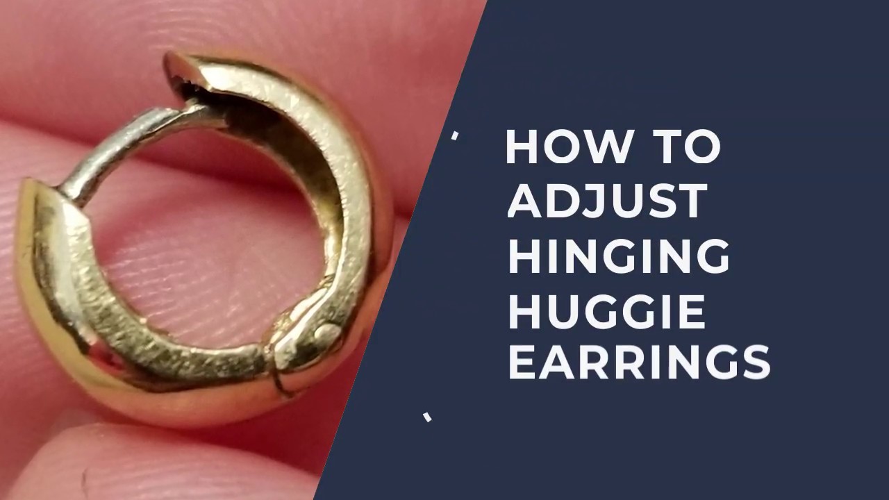 How to Adjust Hinging Huggie Earrings