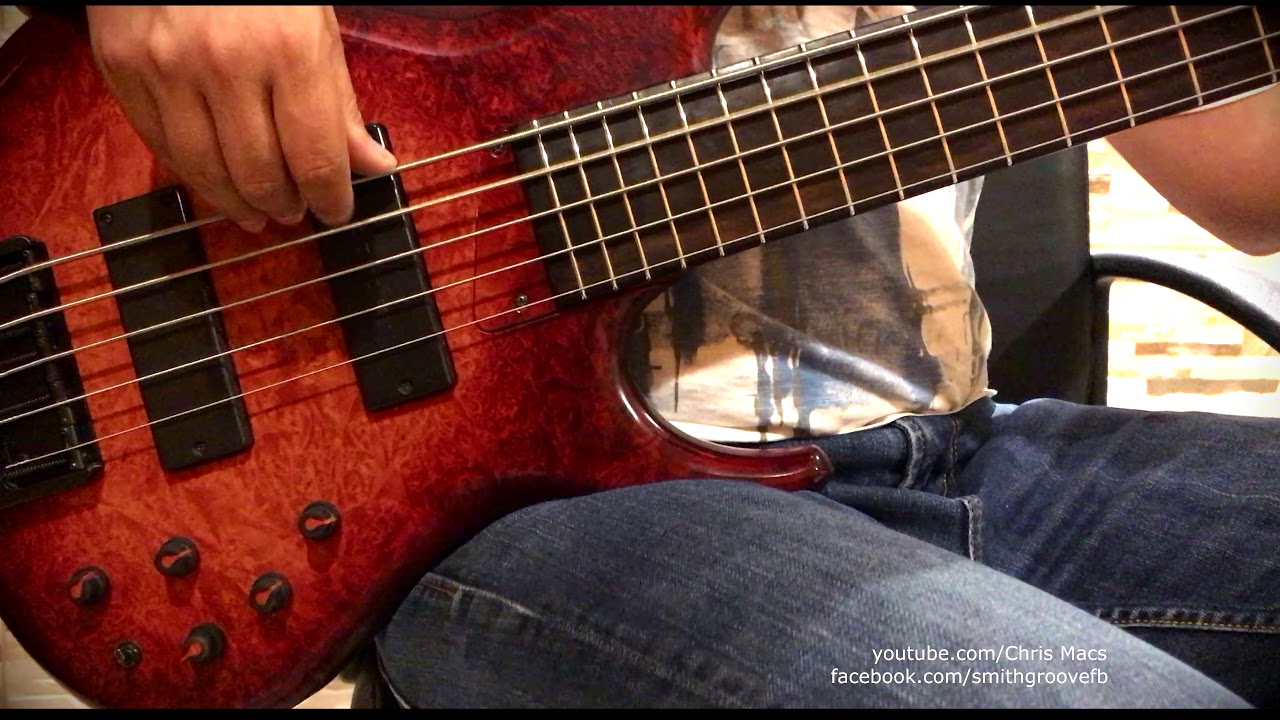 Bruno Mars - 24k Magic  ( Bass cover by Chris Macs)