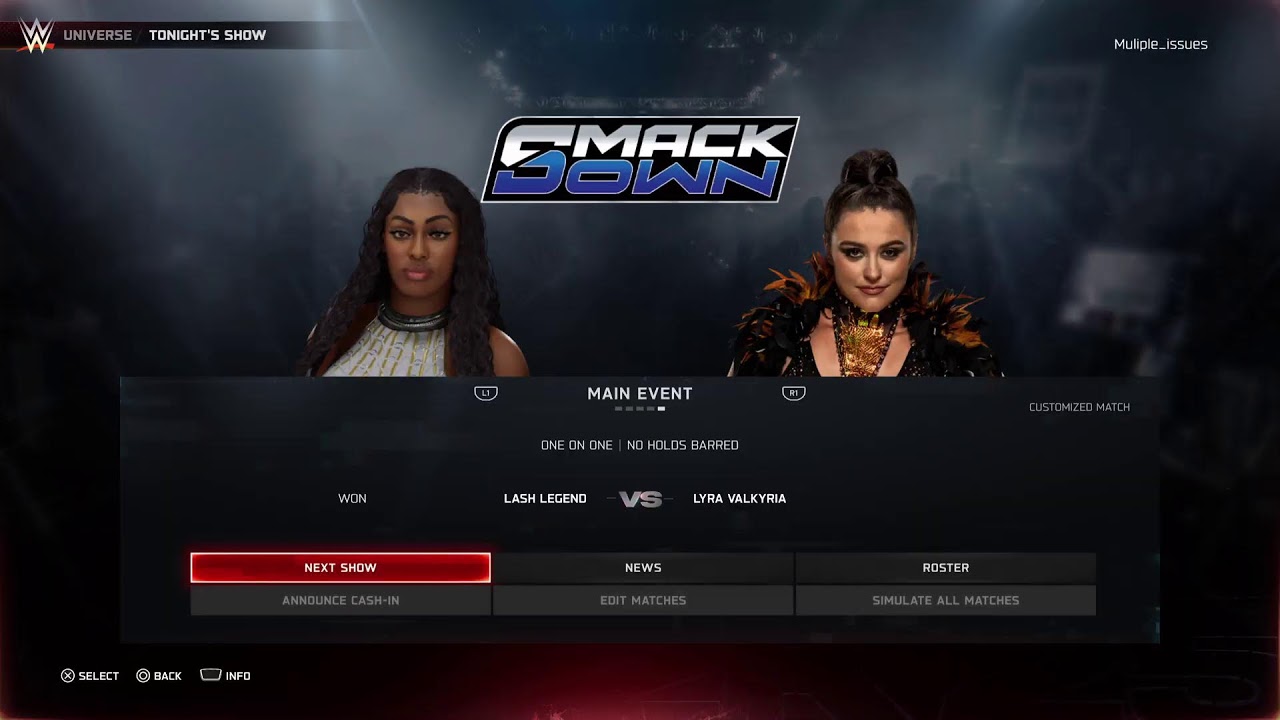 WWE2K25 Universe Mode Season 2 Ep.50 4 Weeks till Wrestlemania