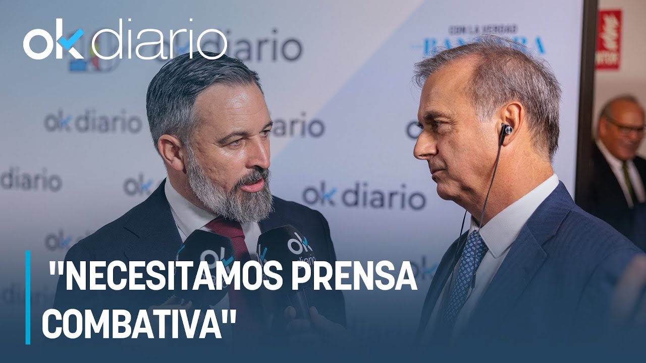 Abascal en la fiesta del X Aniversario de OKDIARIO: 