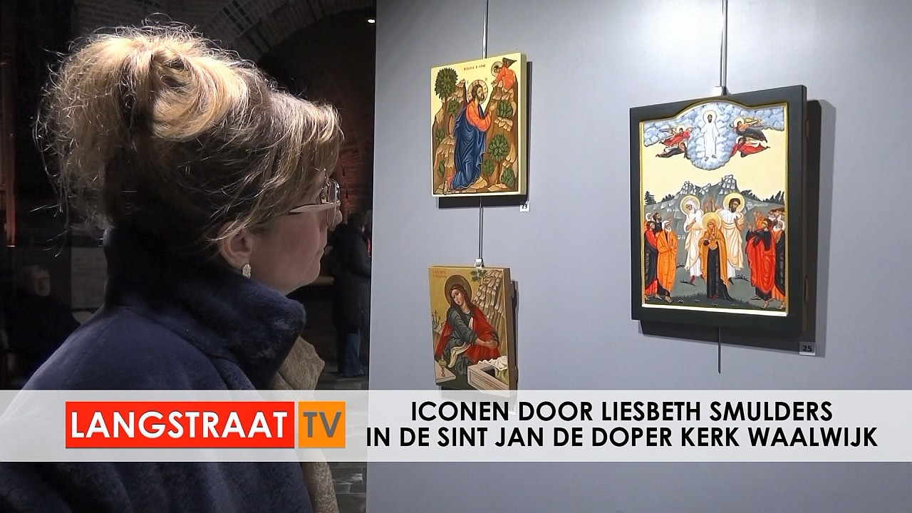 Iconen door Liesbeth Smulders in de Sint Jan de Doper kerk Waalwijk - Langstraat TV
