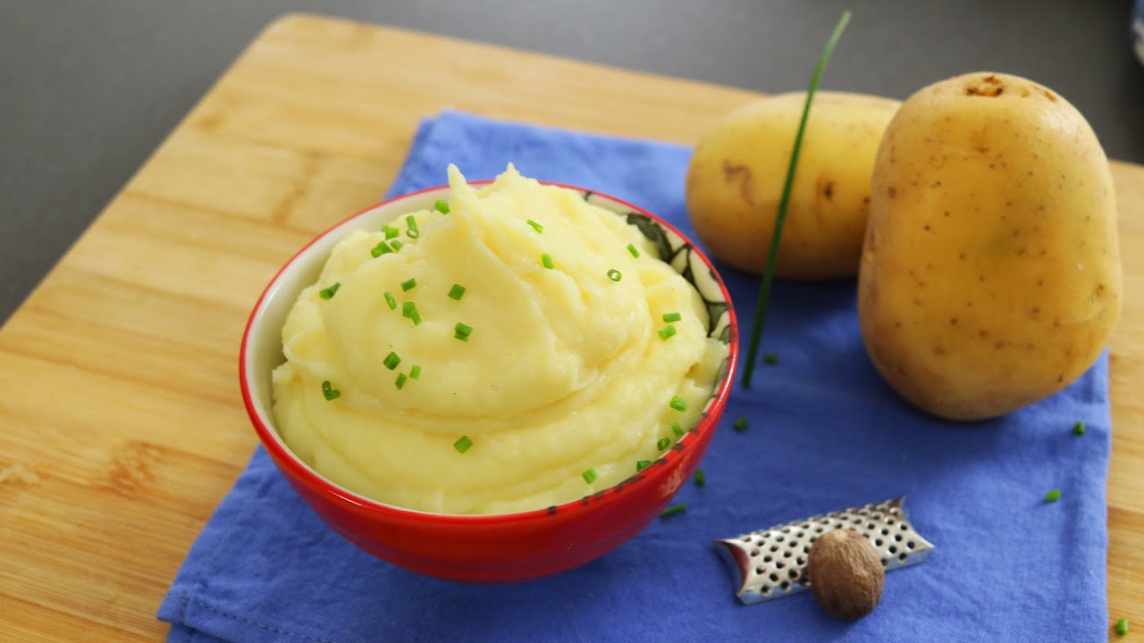 PURE de PAPA receta facil EXTREMAMENTE cremoso 🥔 ( patatas papas )