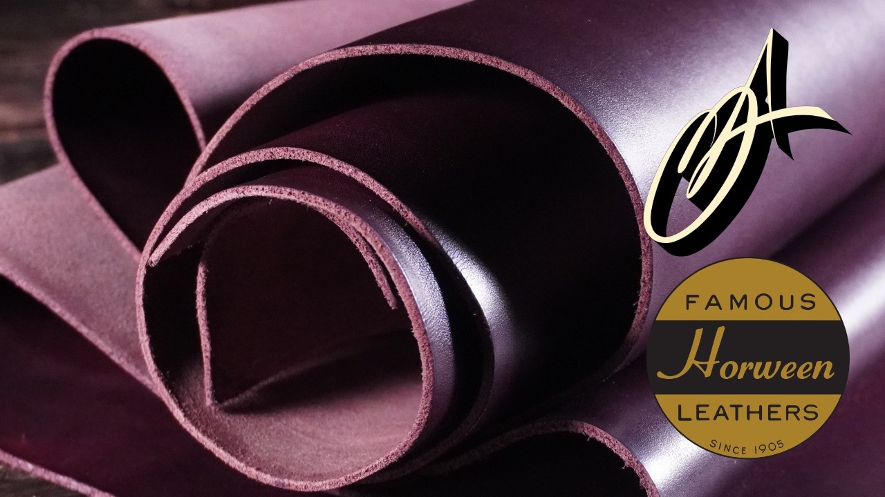 Horween - Montblanc Burgundy 5-6oz