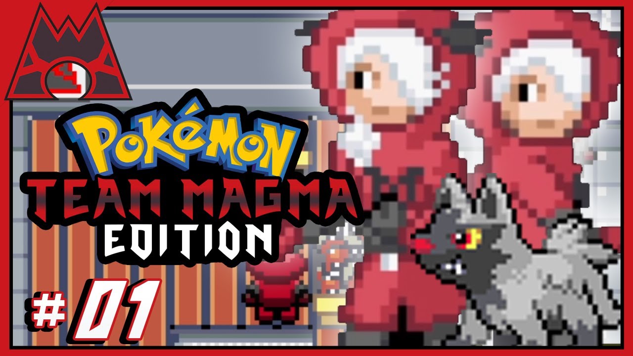 Pokemon Team Magma Edition Part 1 PLAYING AS A MAGMA GRUNT Pokemon GBA Rom Hack Gameplay Walkthrough