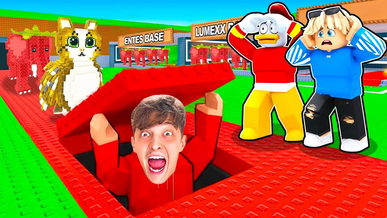 Ich BETRÜGE im YOUTUBER Hide and Seek bis sie AUSRASTEN! 🤣 (Steal a Brainrot)