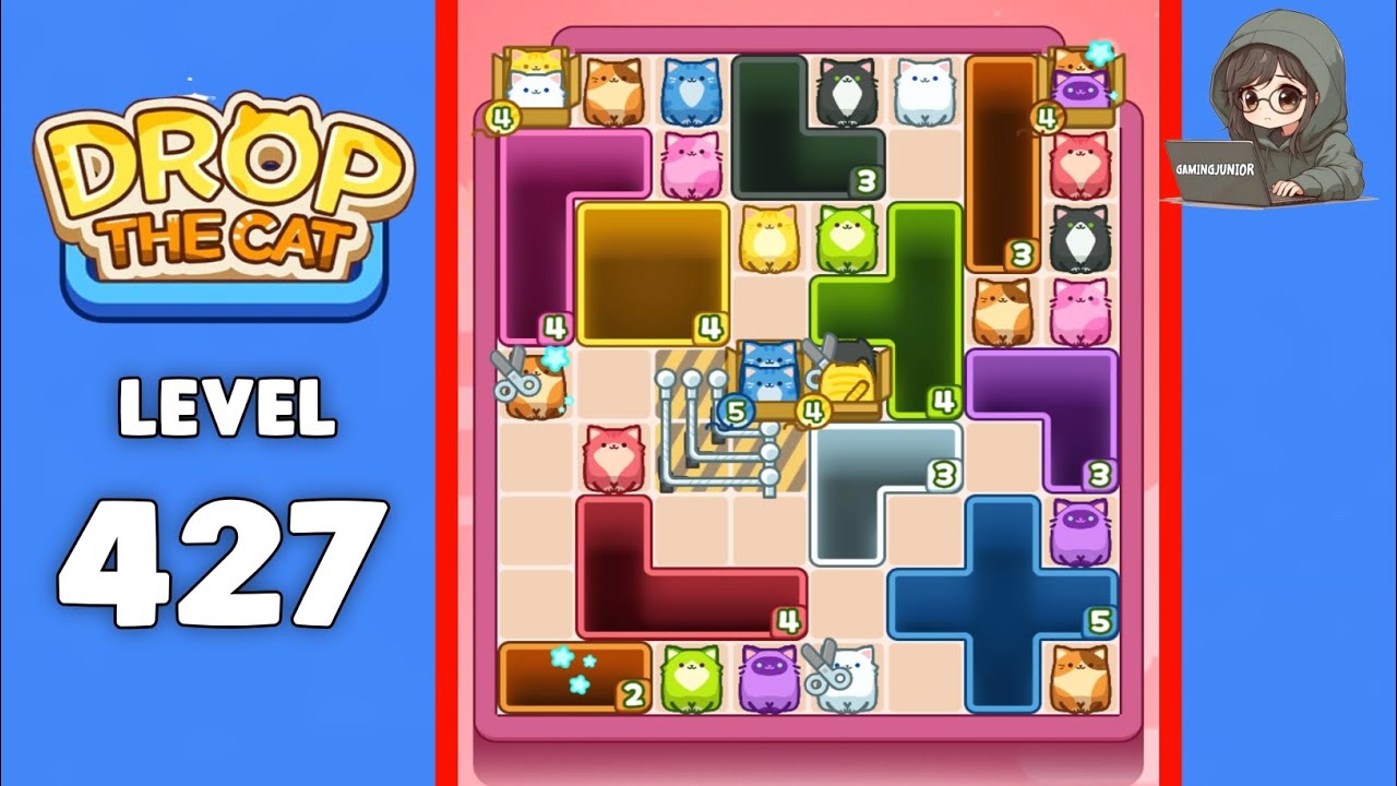 Drop The Cat level 427 solution