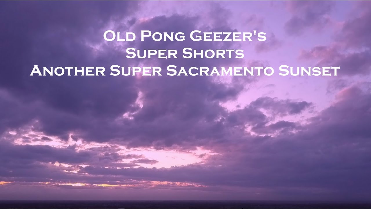 Another Super Sacramento Sunset