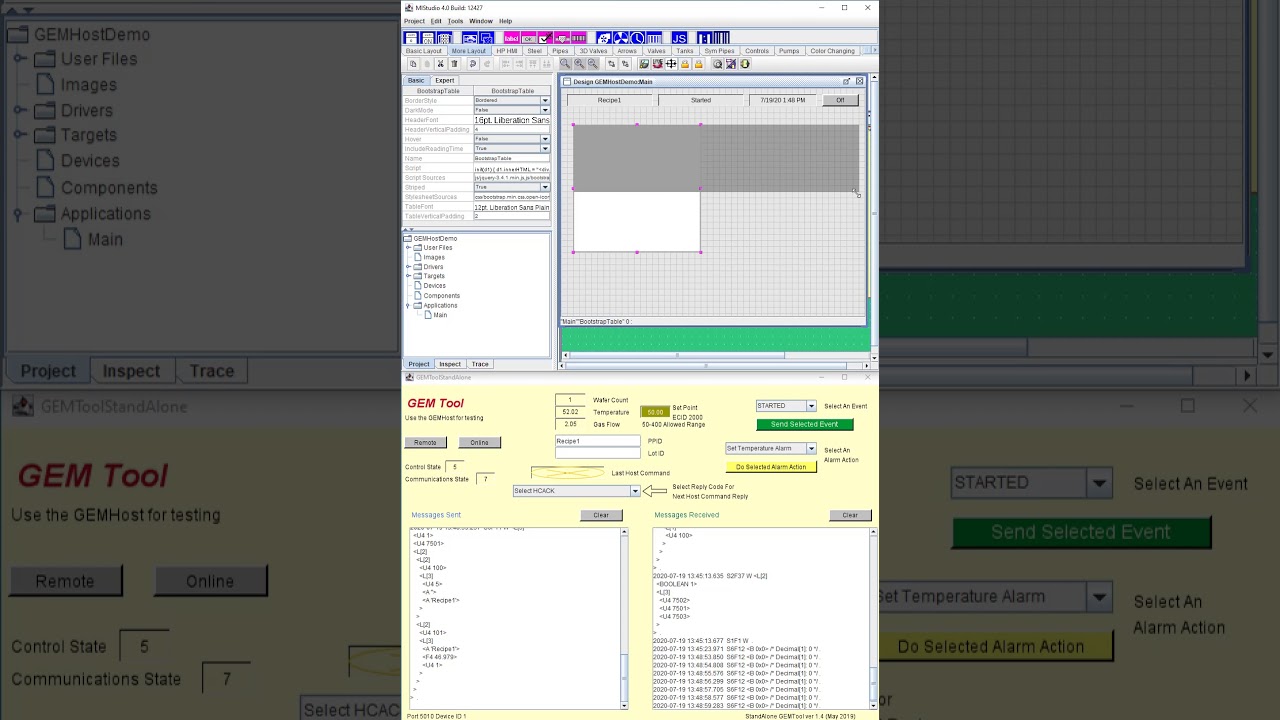 MIStudio Drag-And-Drop GEM Host