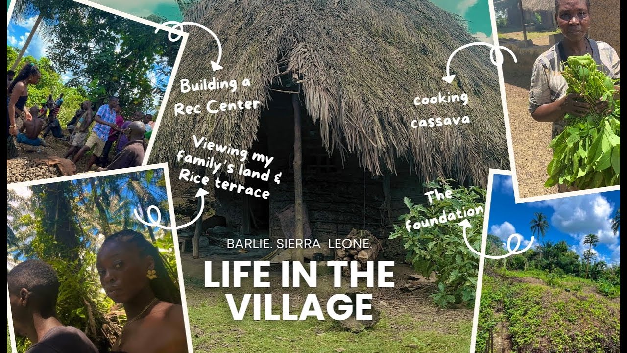 Exploring My Family's Land: Stunning Rice Terrace & Village Life in Sierra Leone 🌾