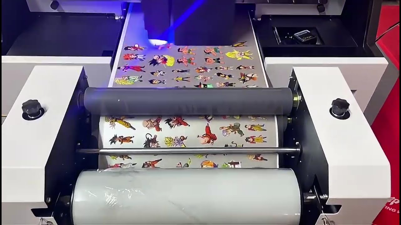 UV flat panel becomes UV DTF#uvdtf #uvflatbedprinter