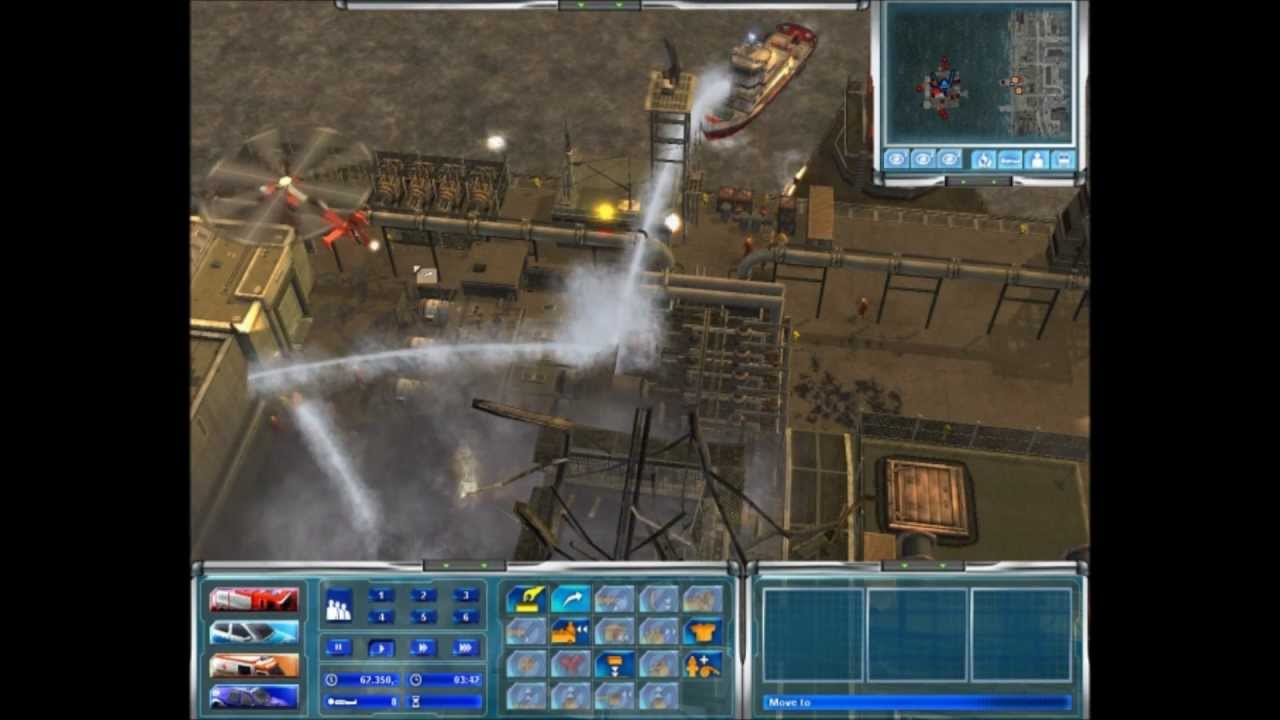 Emergency 4 Mission 11.  Fire on Oil Rig