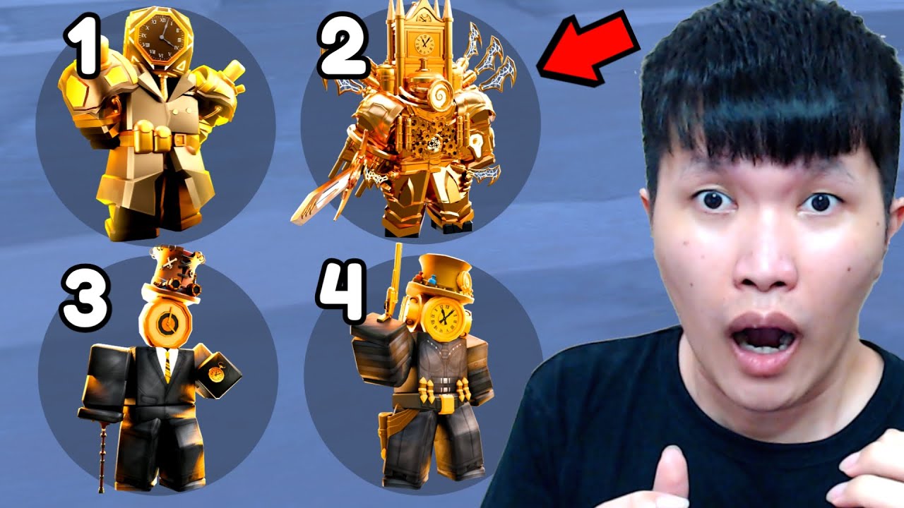 AKU COBA FUTURE + LARGE + GUARDIAN + UPGRADED TITAN CLOCKMAN DI TOILET TOWER DEFENSE ROBLOX