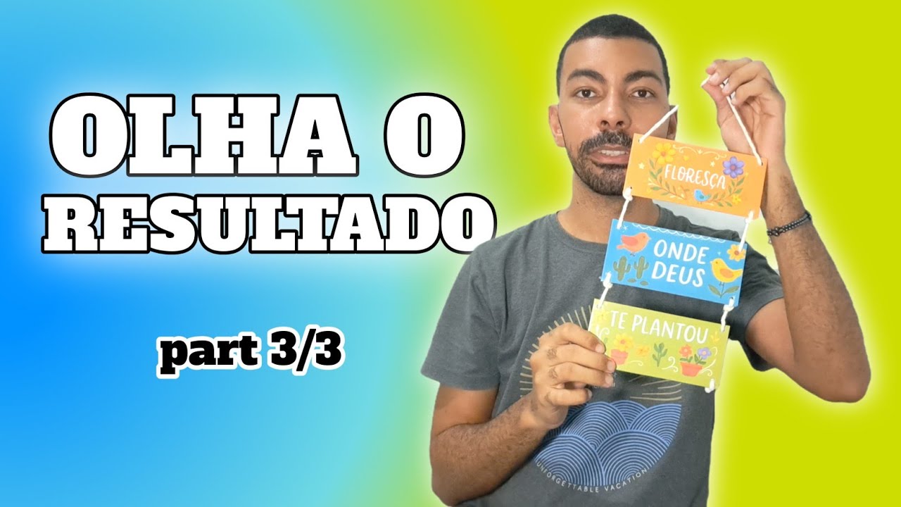 O resultado final da plaquinha de papelão #diy #artes #artesanato 