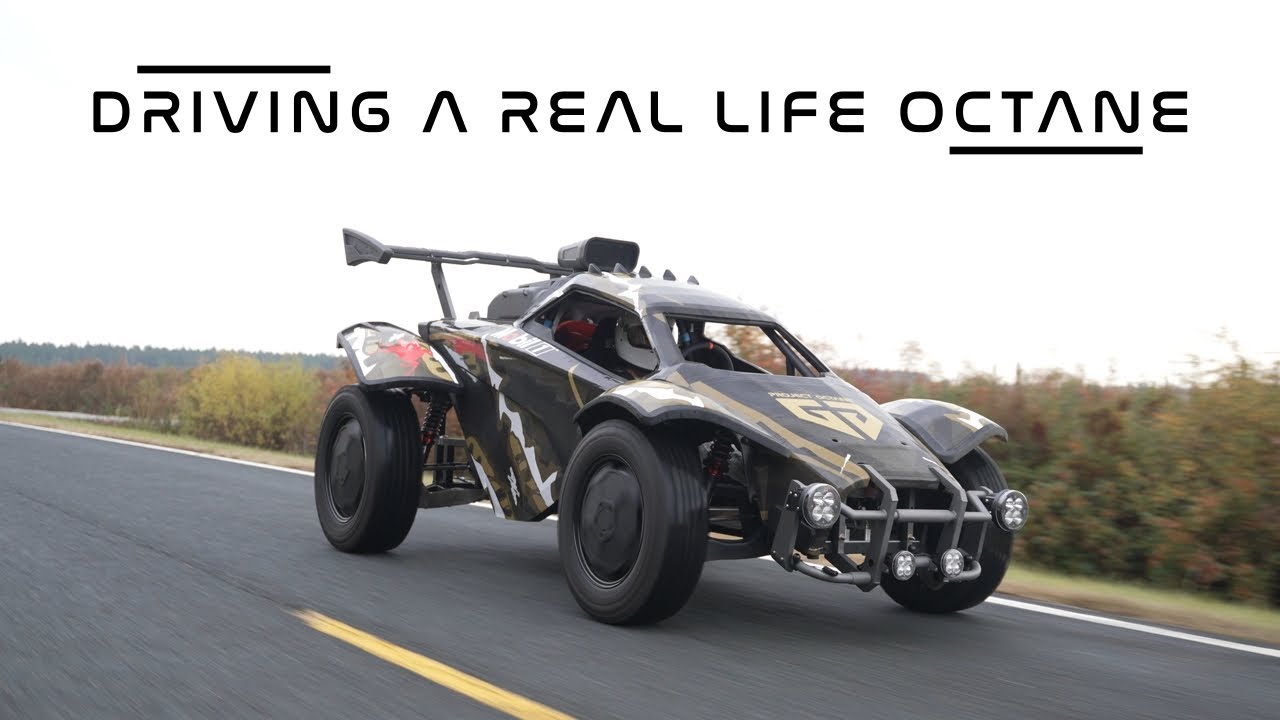 Driving A Real Life Rocket League Car