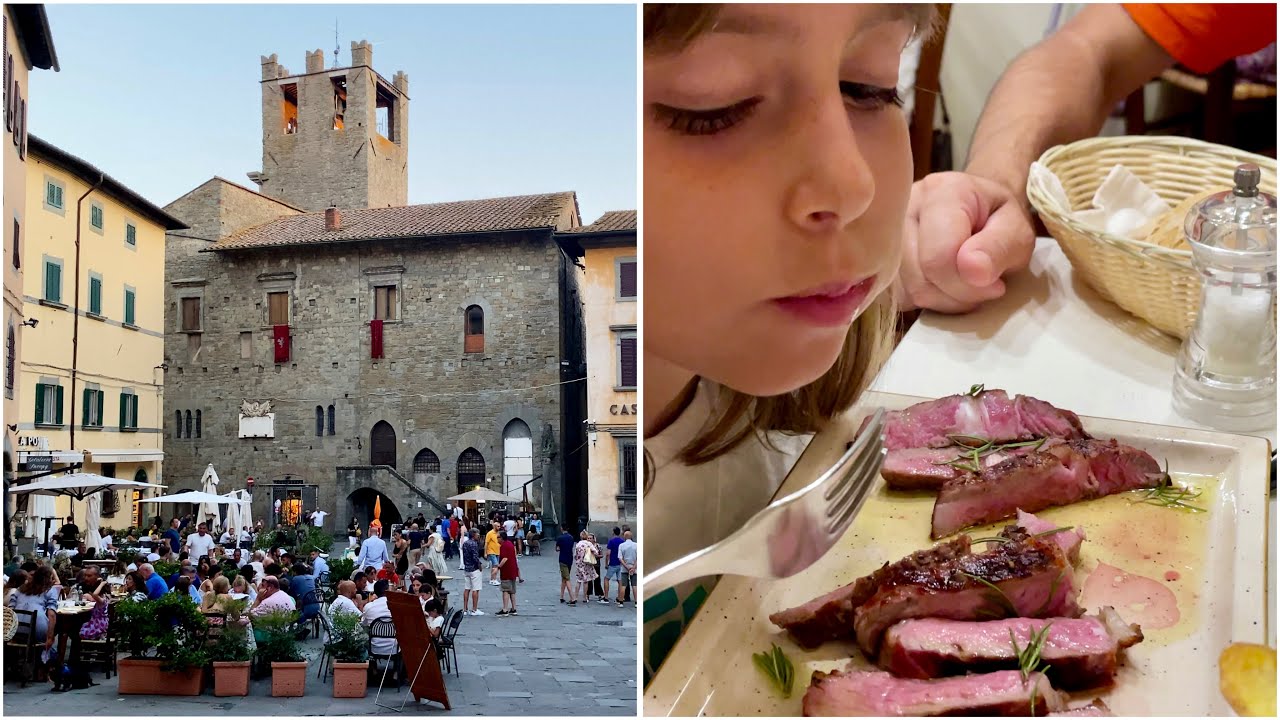Я в шоке: что едят местные в Тоскане.  Прогулка по CORTONA