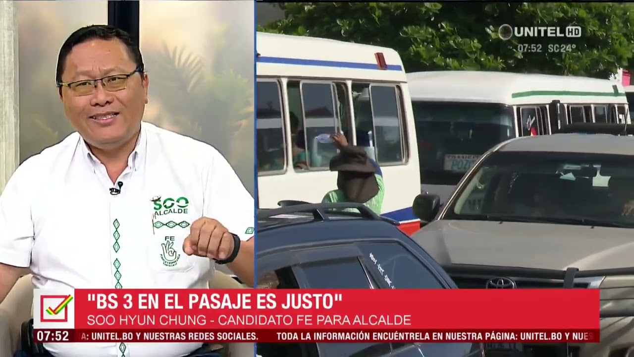 Soo Hyun Chung, candidato a la Alcaldía de Santa Cruz de la Sierra