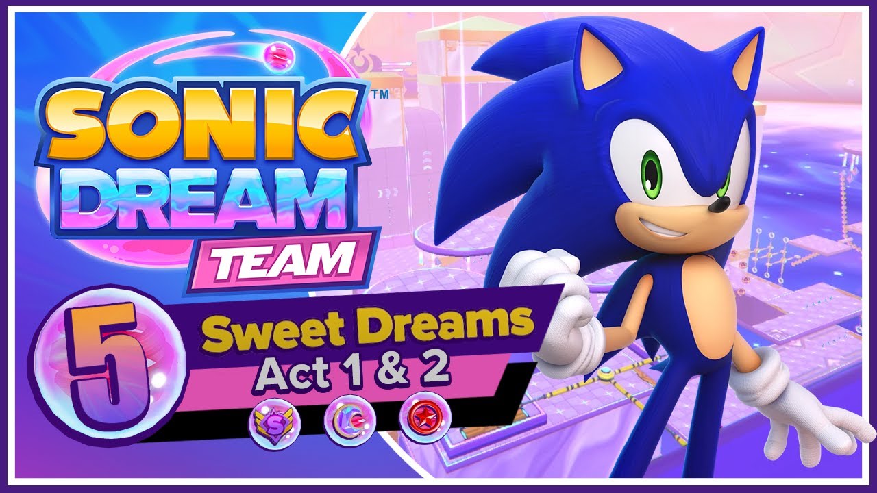 Sonic Dream Team [Apple Arcade] 100% Playthrough: Episode #05 - Sweet Dreams Zone Act 1 & 2 (S Rank)