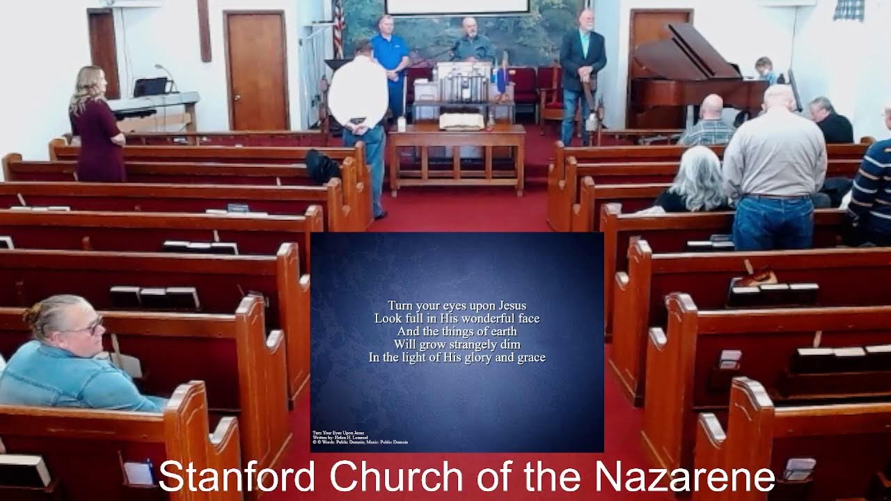 Sunday morning worship service