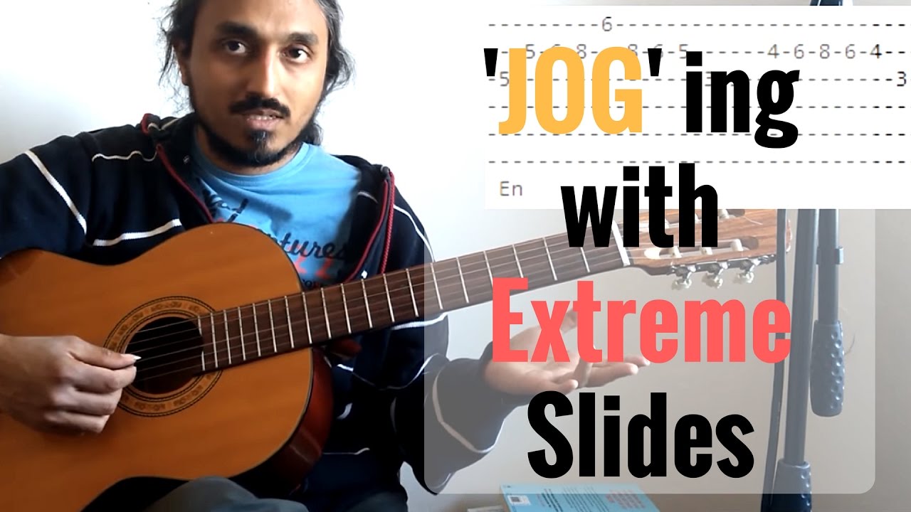 How to Rag JOG on Guitar: Pramadavanam (Part 1 w/Tabs) Raag Jog Detailed Slides and Moves