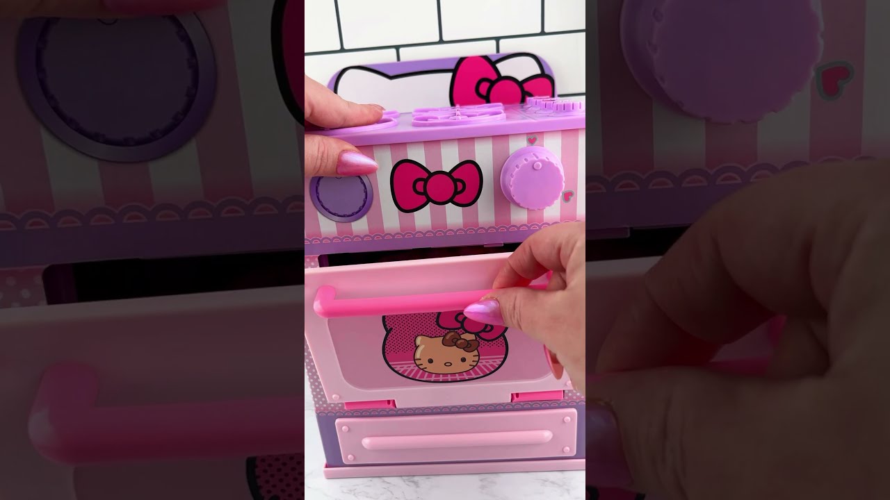 Cookeez Makery Hello Kitty Oven & Toasty Treatz Toaster Opening Satisfying Video ASMR! #asmr