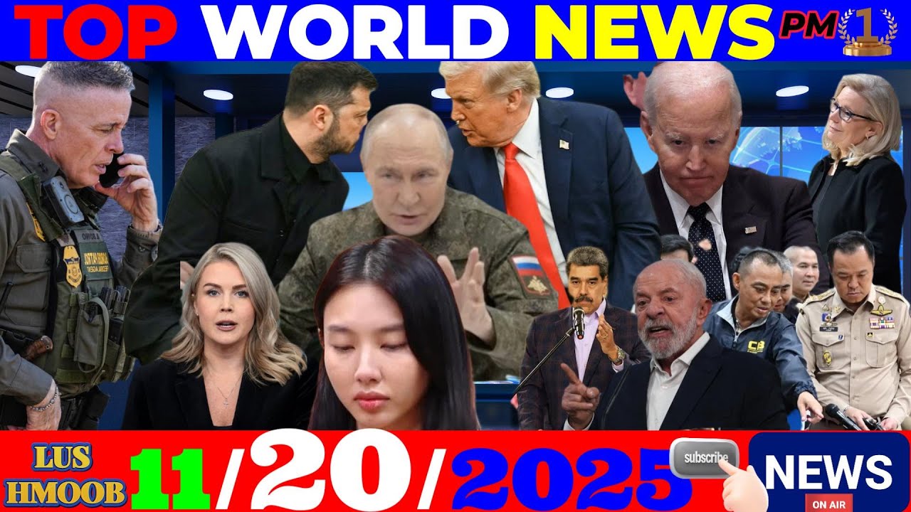 11/20/2025 (PM) TOP NEWS🎯ZELENSKY OK NROG MEKAS , RUSSIA, MID EAST, TRUMP HAWV NOM DEM, USA-ASIA