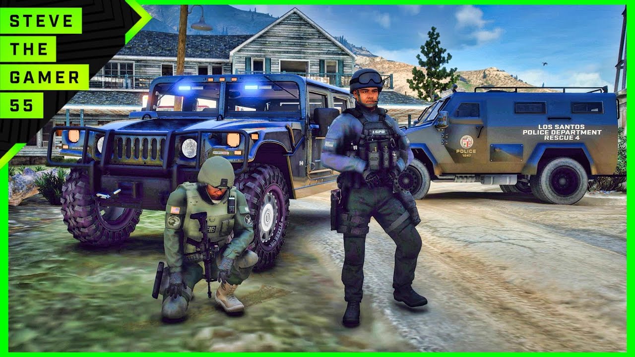Условные обозначения FIB SWAT для мода GTA 5 | Мод GTA 5 Lspdfr | 4K