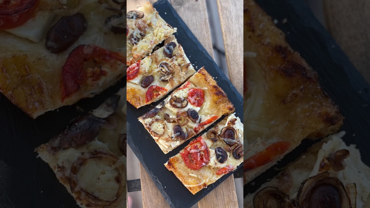 Upside-Down Puff Pastry Tart | Crispy, Cheesy & So Easy! #puffpastry #upsidedown