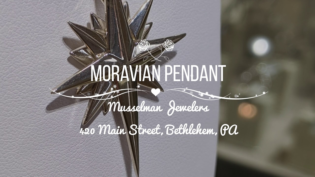 Musselman Jewelers Moravian Star Pendant
