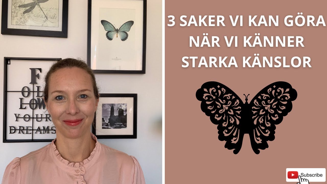 3 saker vi kan göra när vi känner starka känslor