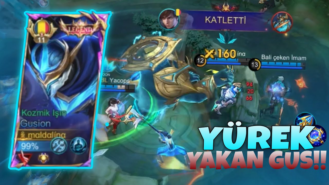 GUSİON İLE YÜREKLERİ YAKIYORUM | MLBB #mobilelegends 