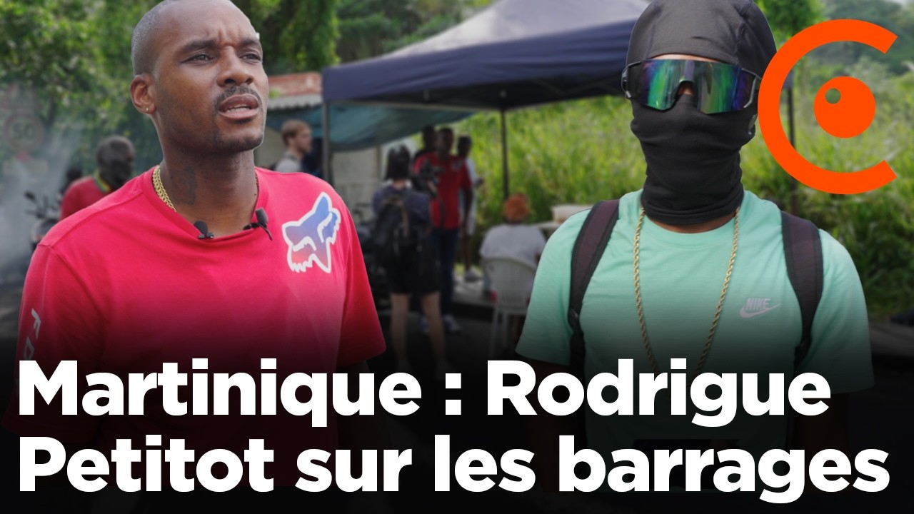 Martinique : Rodrigue Petitot, figure de la mobilisation, fait le tour des barrages - 13/10/2024