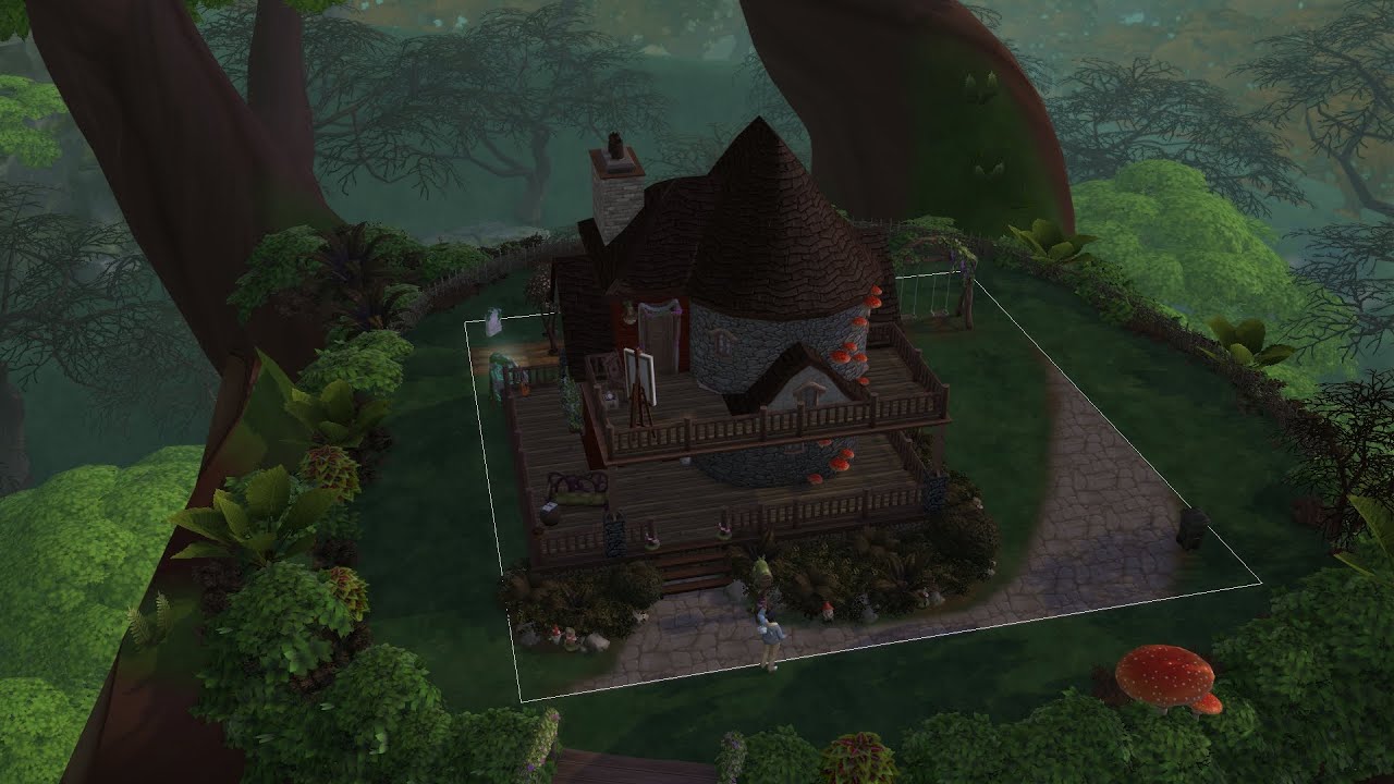 Fairy home Sims 4 build - Creator ID: weezellis1991