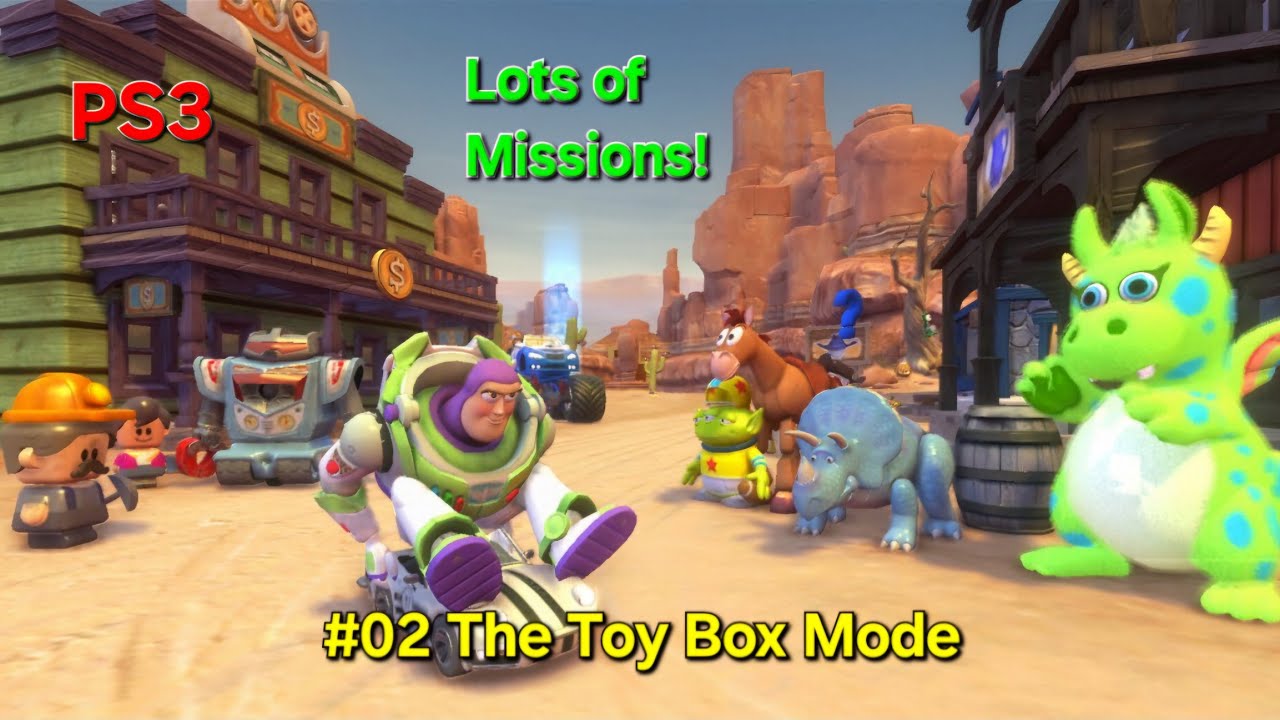 Disney Pixar Toy Story 3 (PS3) #02 The Toy Box Mode|Lots Of Missions!