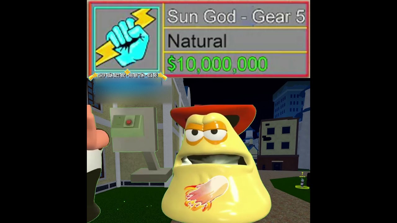 new update gear 5 (blox fruit) #bloxfruits #shorts #roblox #thaisunboy