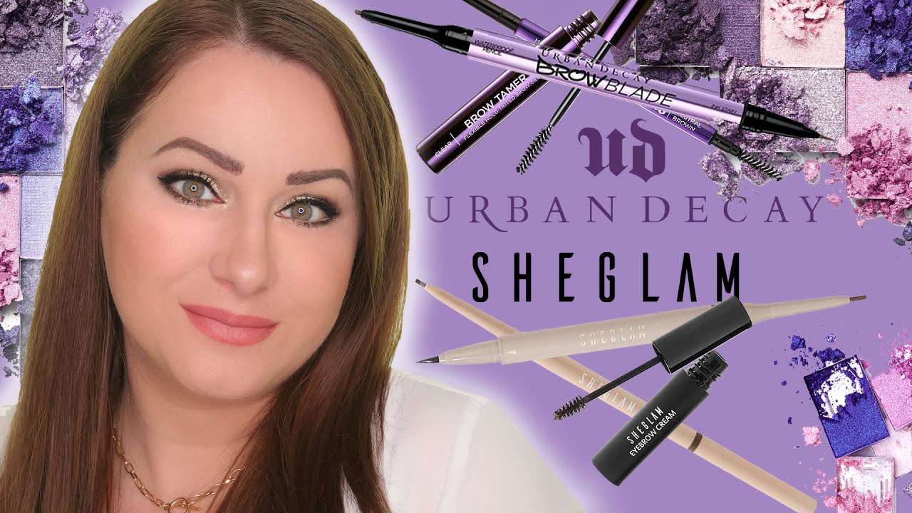 Sheglam vs Urban Decay Brow Products - Possible Brow Blade and Brow Beater Dupes?
