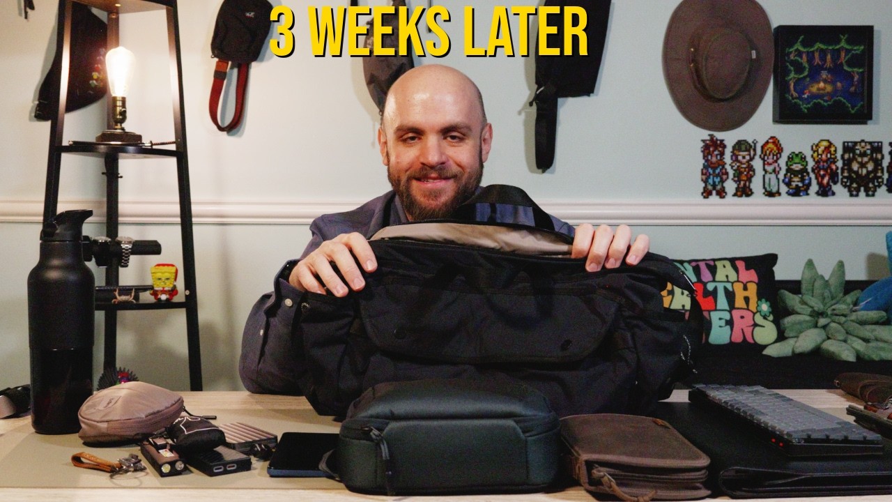 Bellroy Cinch Carryall 3 Week Review + Laneway Sunglasses Pocket (How To Achieve Maximum Comfort)